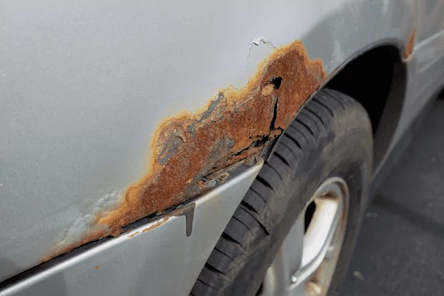 Galvanic Corrosion on a car 1